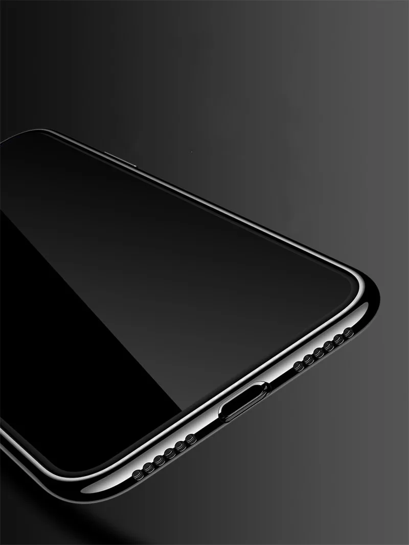 Роскошный ультра тонкий Кристальный резиновый чехол из ТПУ для iPhone XS MAX XR X iPhone 6S 6 6Plus 5 5S SE iPhone 7 8 8Plus задняя крышка