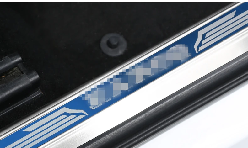For SKODA KAROQ stainless steel welcome pedal refires door sill strip parts Interior decoration Auto Accessories