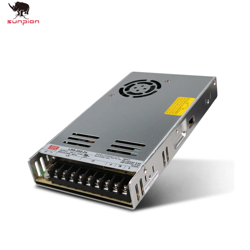 Запчасти для 3D-принтера Meanwell LRS-350 импульсный источник питания 24 В 350 Вт MW тайваньский бренд LRS-350-24 для 3D-принтера