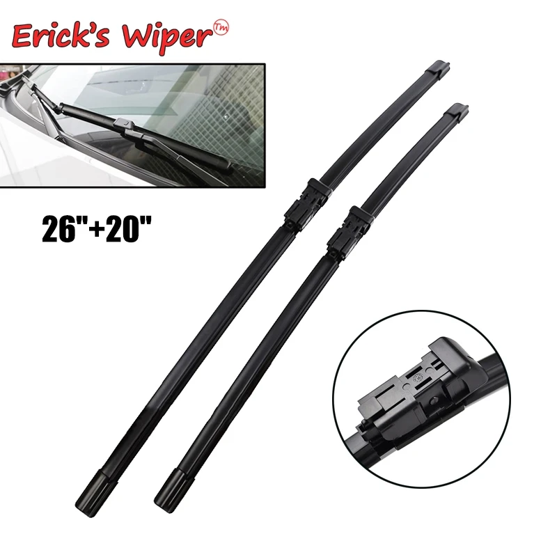 Erick's Wiper Front Wiper Blades For Volvo XC60 XC70 V50 V60 V70 C30 C70 S40 S60 S80 Windshield Windscreen Front Window 26''20''