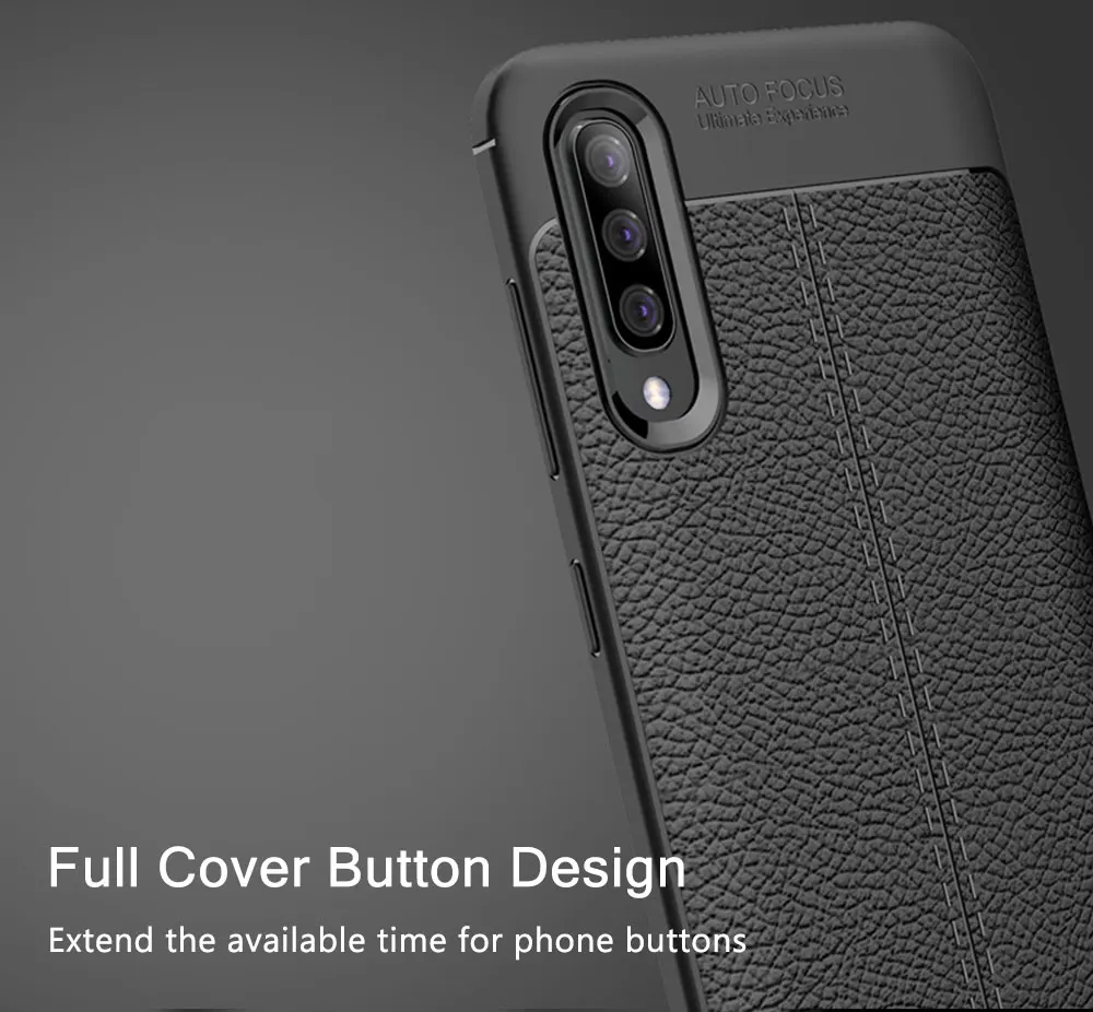 Противоударный чехол тонкий для samsung Galaxy A10 A20 A30 A40 A50 A70 модные A505 A405 тяжелый из искусственной кожи мягкая обложка полный Чехол