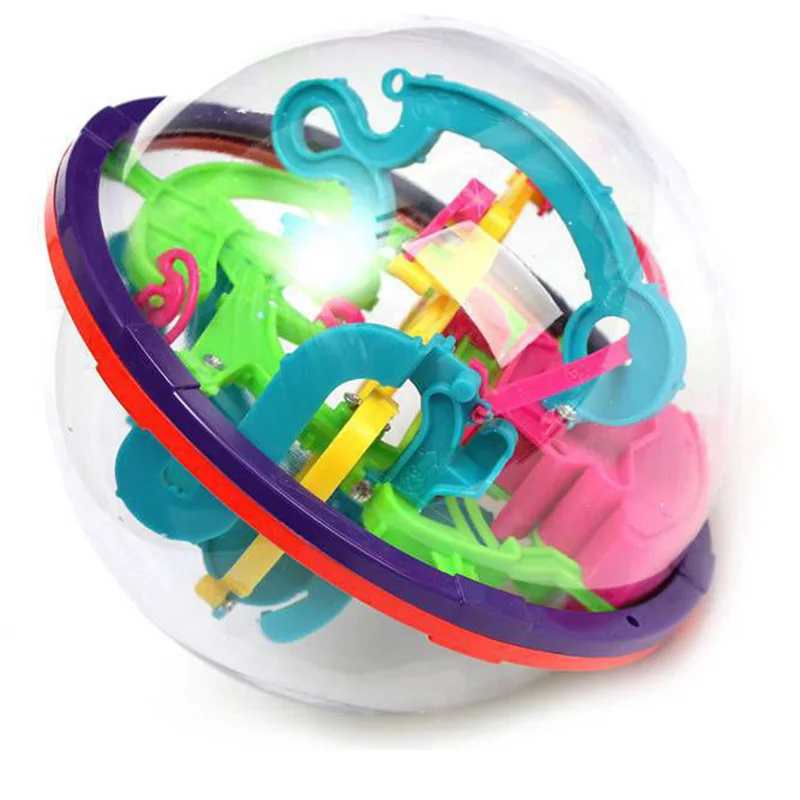 Hishopkins 100 шагов 3D головоломка мяч волшебный Интеллект лабиринт Шариковая дорожка