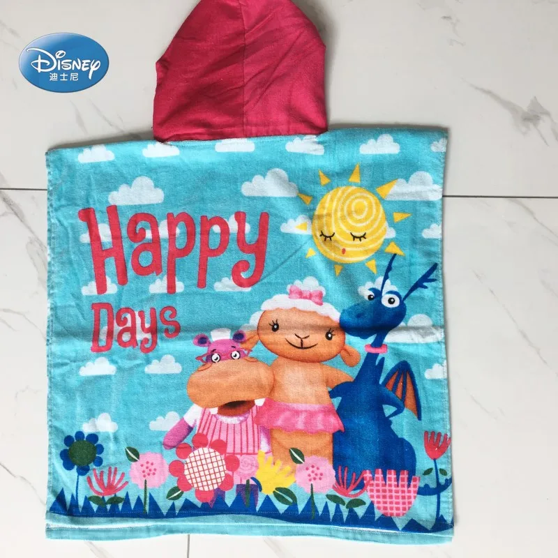 Disney/банное полотенце в черный и красный горошек с Минни Маус, хлопок, с капюшоном, для маленьких мальчиков и девочек, детское пляжное/бильярдное полотенце/накидка