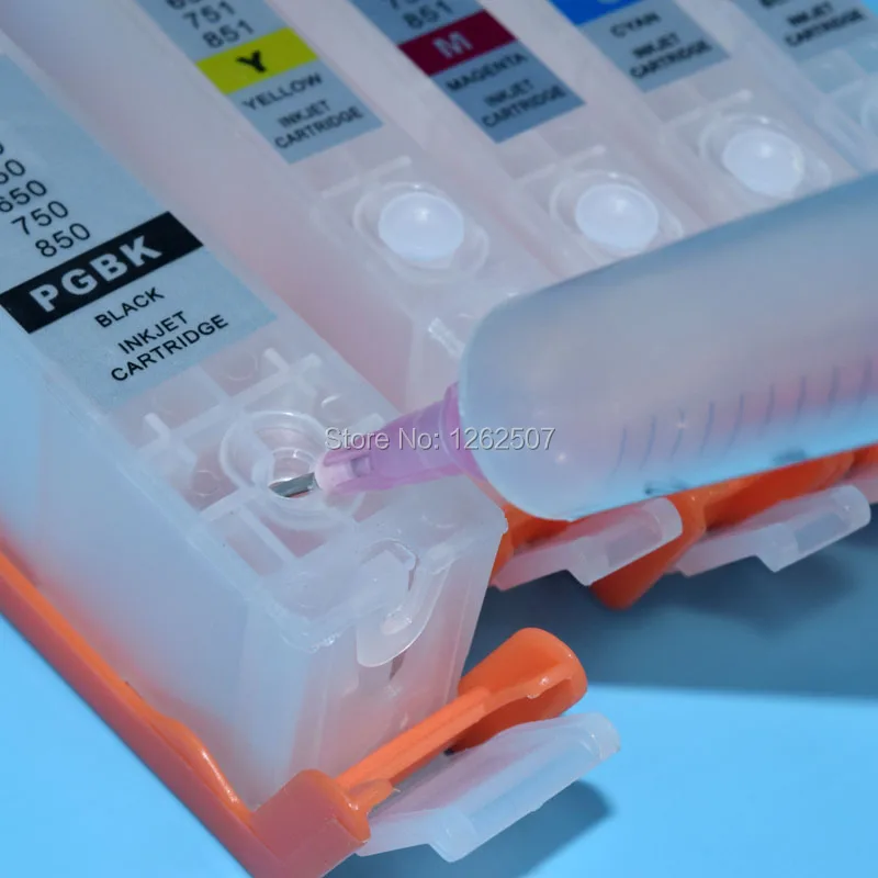 PGI750 CLI751 Refillable ink cartridge with arc chip for canon pgi-750 cli-751 PIXMA MG6370 MG7170 iP8770 | Компьютеры и офис
