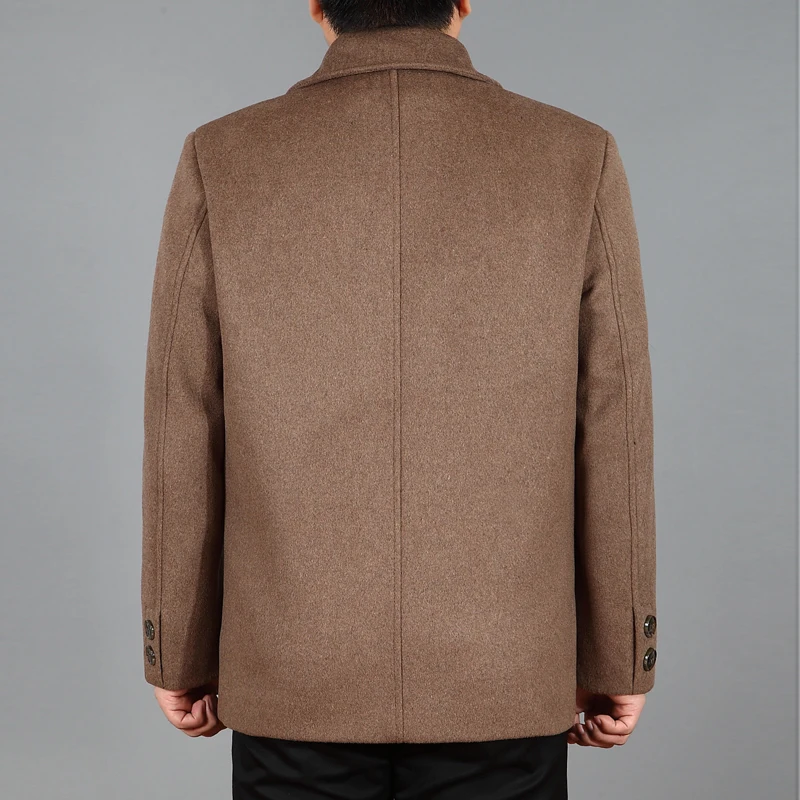 Mu Yuan Yang XXXL XXXXL повседневные мужские шерстяные куртки Новое поступление зимние