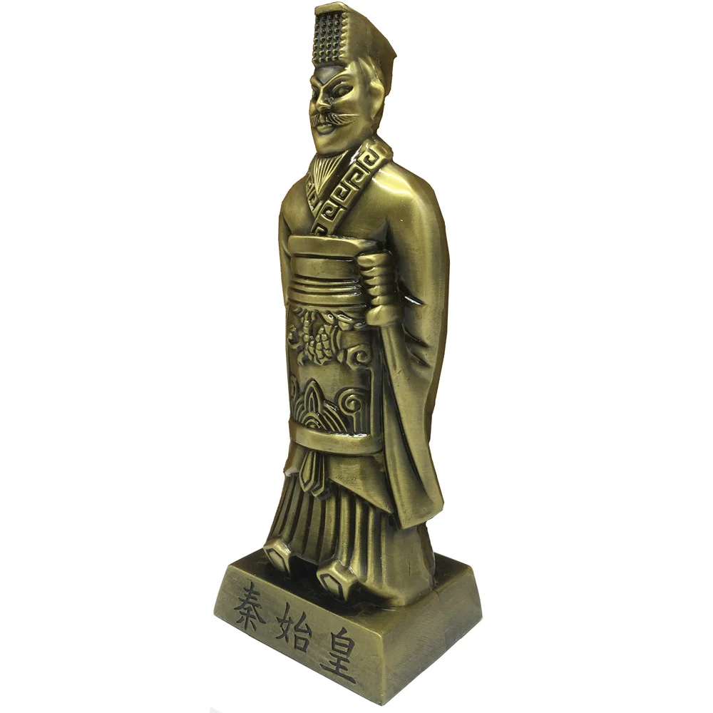 

Daptsy Bronze Emperor Qin Shihuang crafts metal decoration realistic Chinese sculpture souvenir