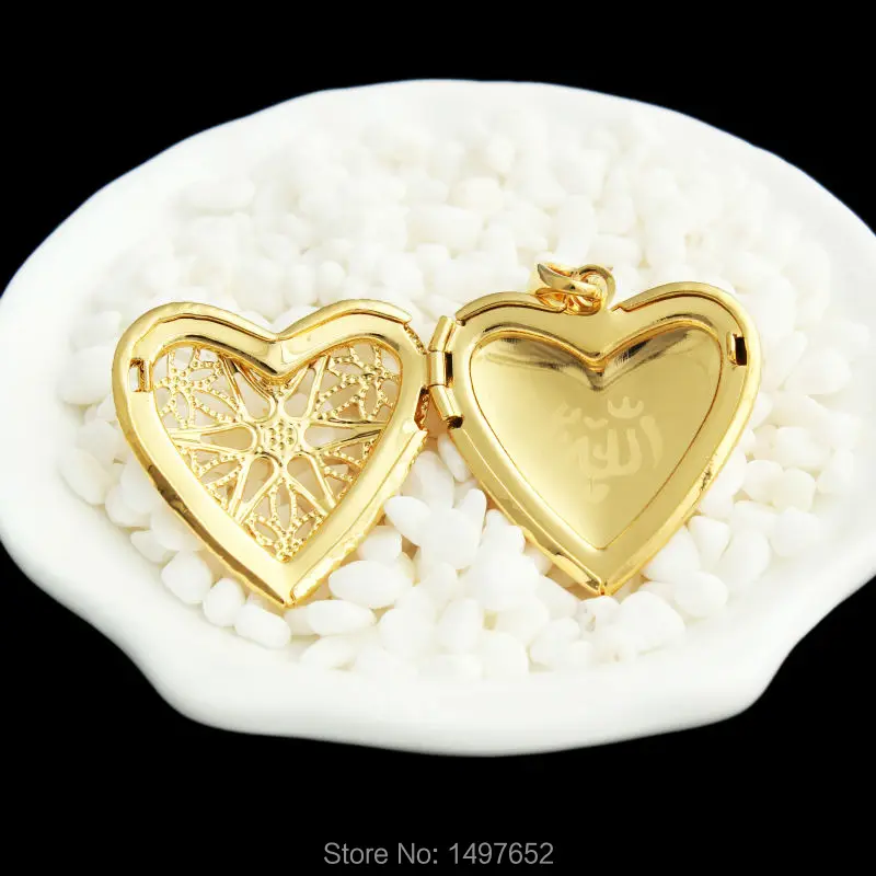 Новое поступление 2017 подвески в форме сердца для женщин золотой цвет 18 карат