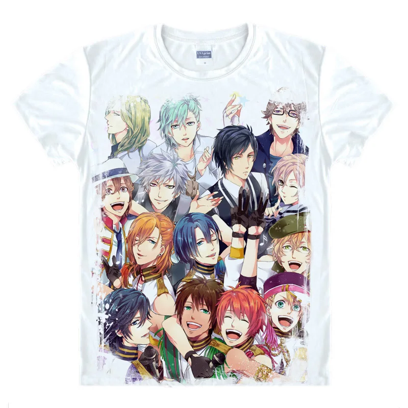 Футболки Uta no Prince-sama рубашки с коротким рукавом в разных стилях принцами песни