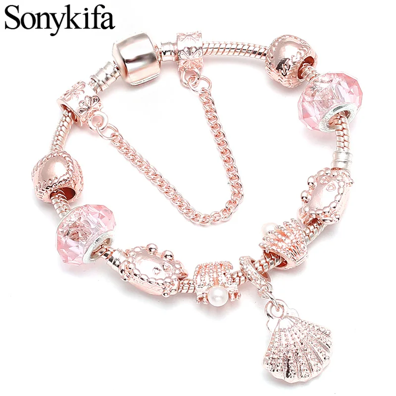 Код бандажа оригинальные ювелирные изделия браслеты с подвеской в виде ракушек