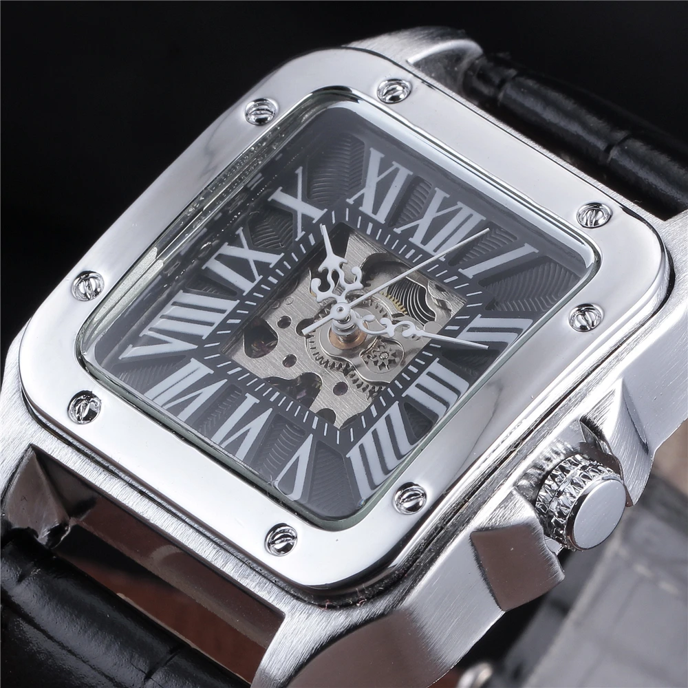 2016 новинка победитель Римский стиль автоматические механические часы мужские