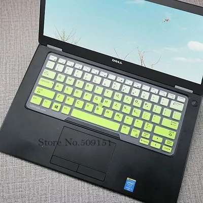Gradient green Для 1" ноутбука Dell Latitude 5450 3340 7480 7490 5490 5491 E5450 E5470 E5490 E7450 E7490 чехол для клавиатуры ноутбука Защитная крышка - Цвет: Gradient green