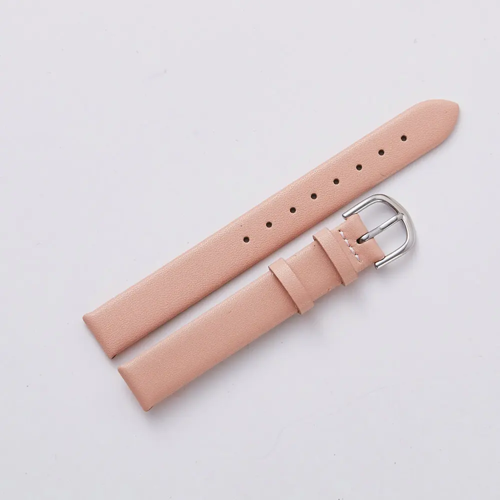 Модный ремешок из натуральной кожи для женщин часов 12 мм браслет нержавеющей