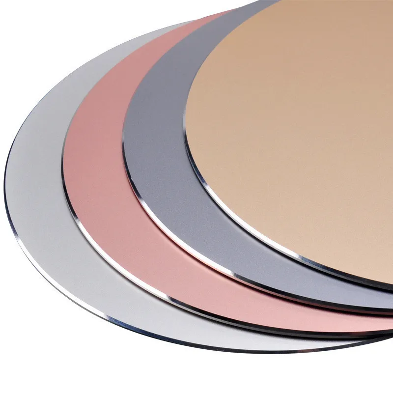 Круглый коврик для мыши из алюминиевого сплава Macbook ASUS Lenovo HP Уникальный Коврик