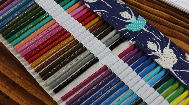 36/48/72 отверстия холст Краски кисть мешок мешки пенал ing сумки школьные для