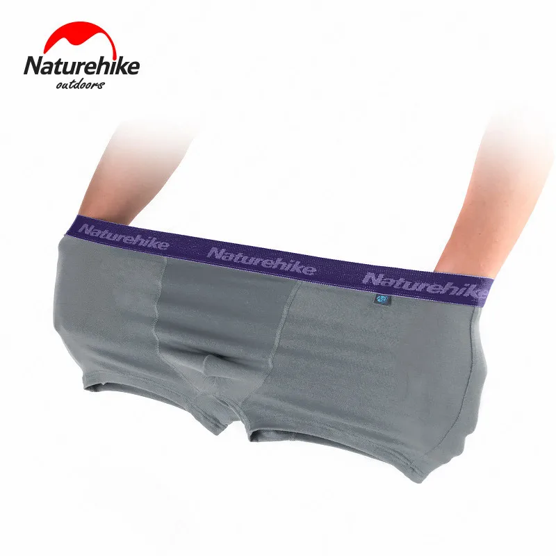 Naturehike спортивные трусы быстросохнущие мужские дышащие эластичные Серебристые
