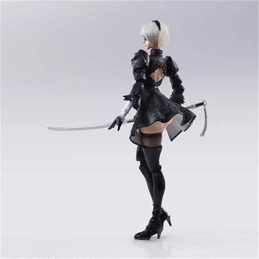 Боевая фигурка NieR Automata YoRHa No. 2 Тип B 2B ПВХ коллекция игрушек кукла аниме мультяшная