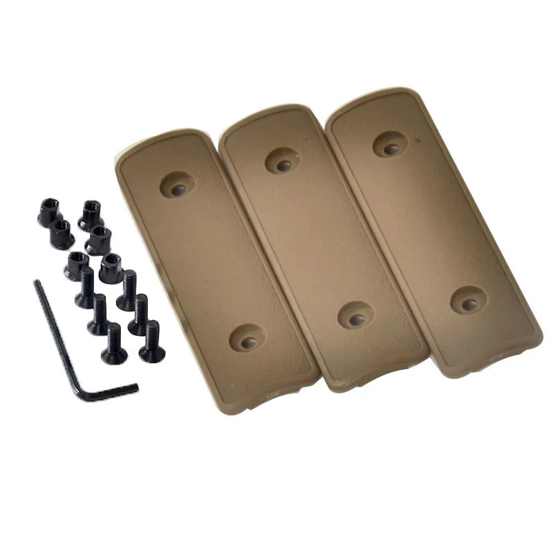 3 шт./упак. высокоударный полимер Keymod Rail Panel Section Handguard Cover for KeyMod Forend Охотничьи