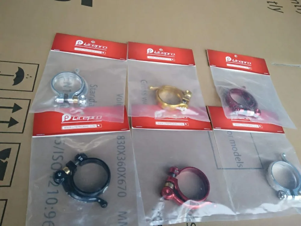 LitePro SuperLight быстросъемные велосипедные подседельные штыри зажимы Алюминиевый