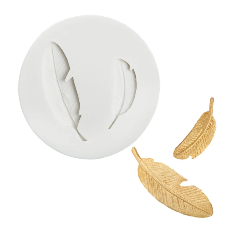 Angel Feather Mould Silicone Mold Fondant Cake Decorating Tool Gumpaste Sugarcraft Chocolate Forms Bakeware