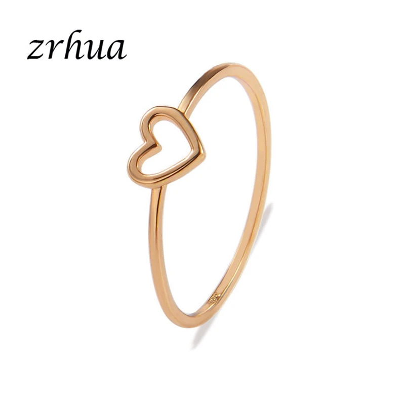 ZRHUA Шарм 2018 новая мода высокое качество золото/серебро Цвет в форме сердца