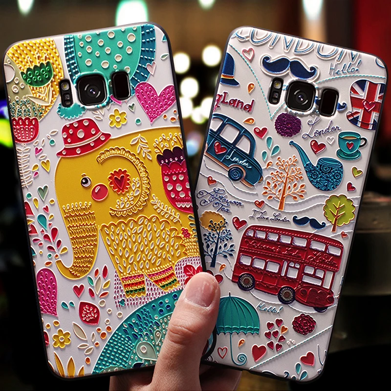 YonLinTan coque чехол для Samsung galaxy s8 s 8 Оригинальный Роскошный телефона милые Чехлы