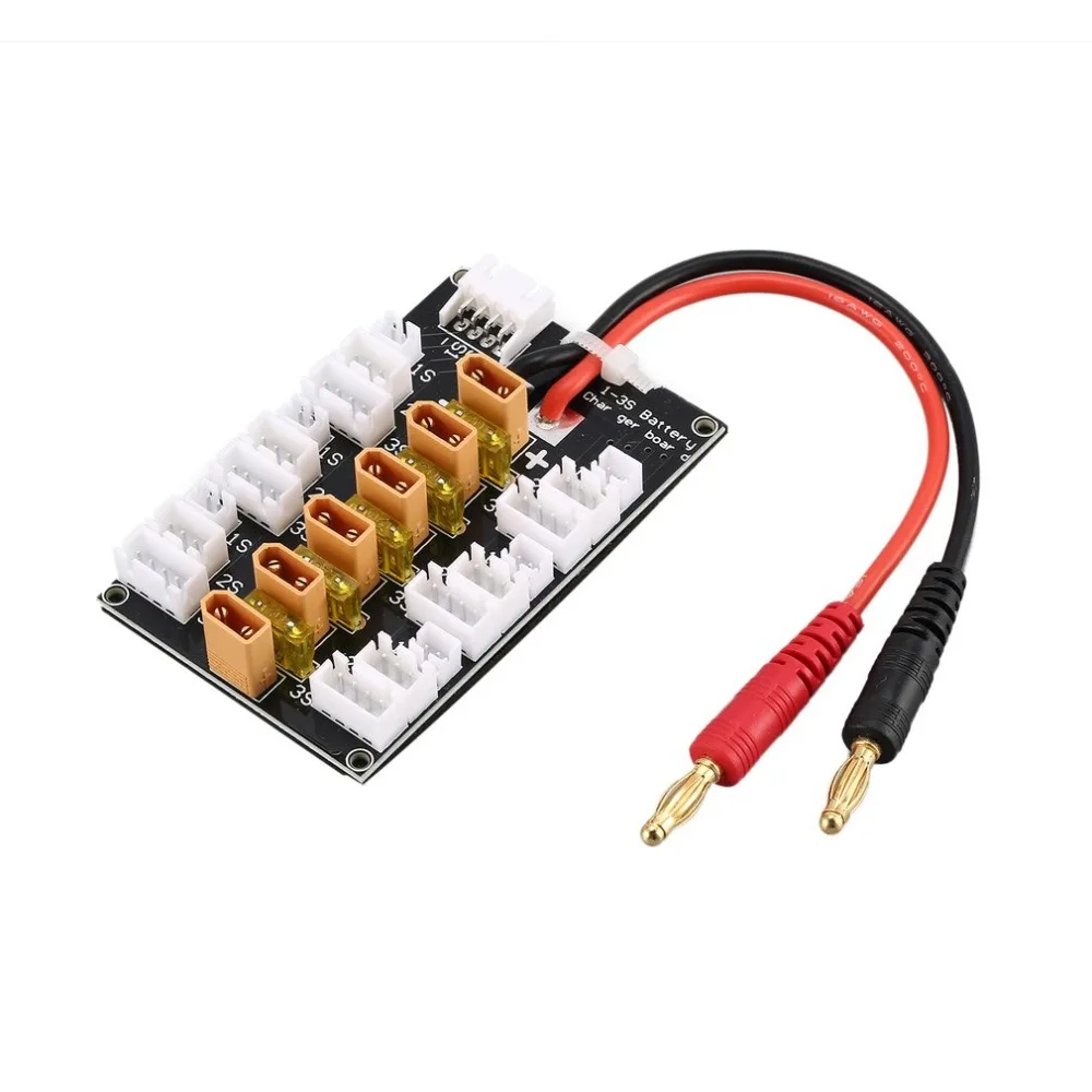 6 пакетов XT30 1 S 3 20A разъем Lipo батарея параллельная зарядная плата для RC IMAX B6