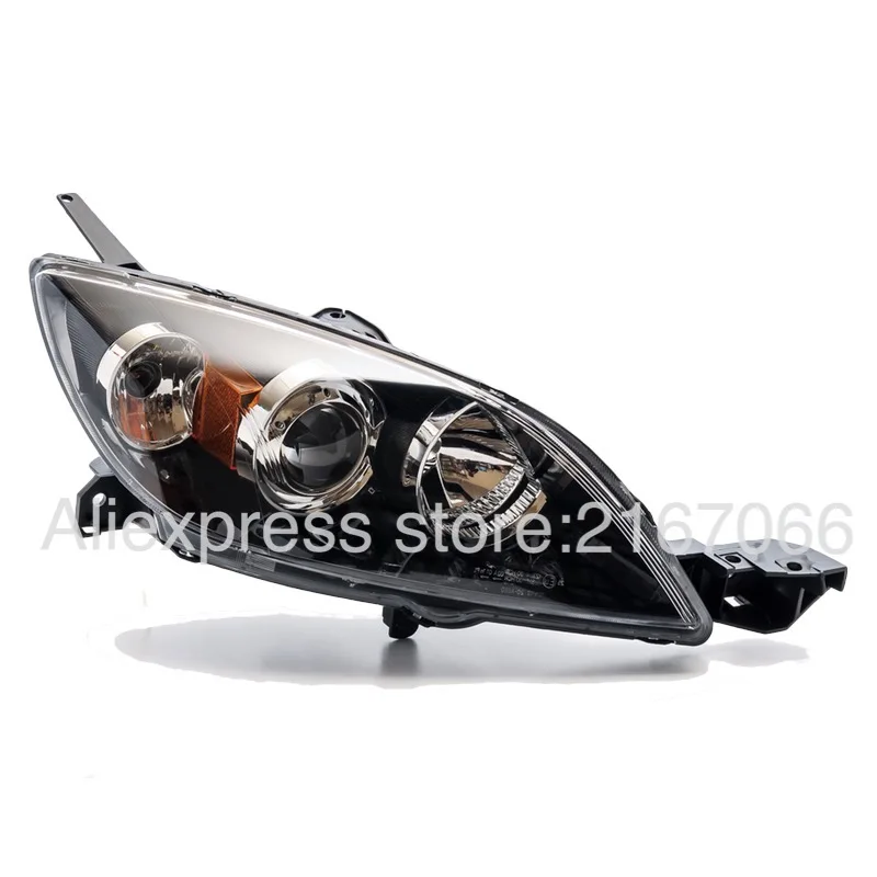 Передняя фара для хэтчбека MAZDA 3 AXELA 5D 2003-2008 передняя со стороны