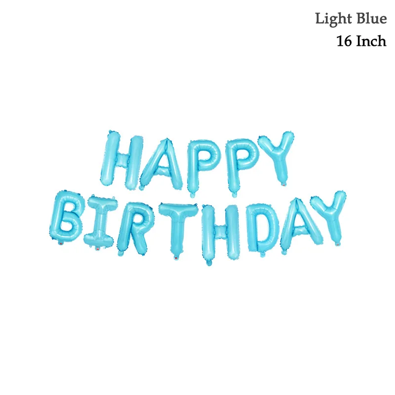 light blue Латексные воздушные шары черного, белого и золотого цвета для вечеринки в честь Дня Рождения, Детские Свадебные праздничные украшения, детские розовые, синие шарики для вечеринки - Цвет: light blue