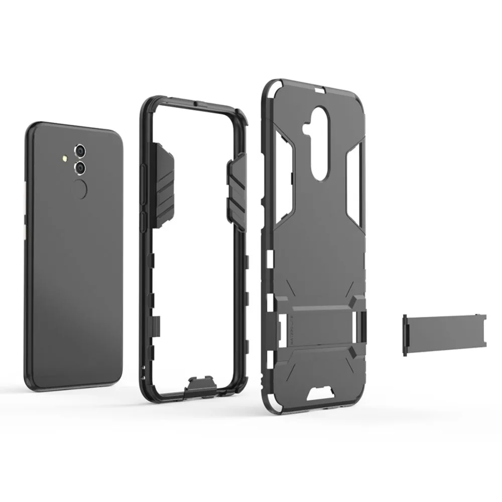 2 в 1 3D чехлы с подставками чехол для смартфона Huawei MATE 20 LITE из поликарбоната + ТПУ