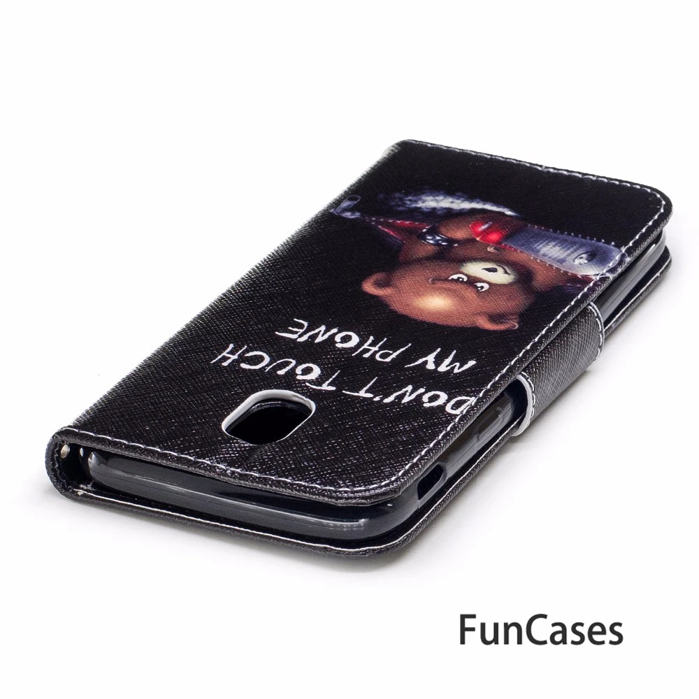 For fundas Samsung Galaxy J3 2017 Case J320 J320F Flip J330 + Card Holders Sansung | Мобильные телефоны и аксессуары