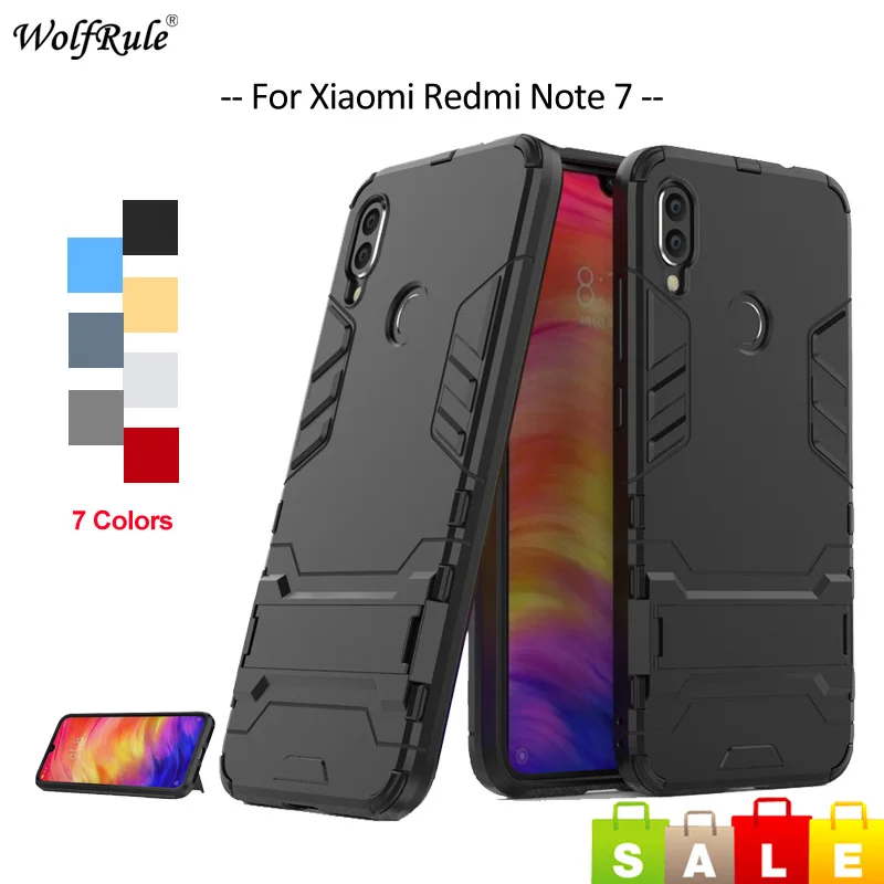 Чехол для Xiaomi Redmi Note 7 чехол из ТПУ и поликарбоната защитный задней панели