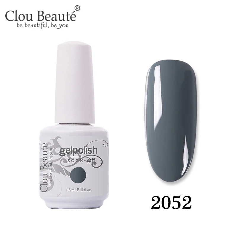 2052 Clou Beaute синий Гель-лак для ногтей 15 мл сапфировый гель для ногтей Гибридный лак для ногтей Полупостоянный УФ Гель-лак для ногтей - Цвет: 2052