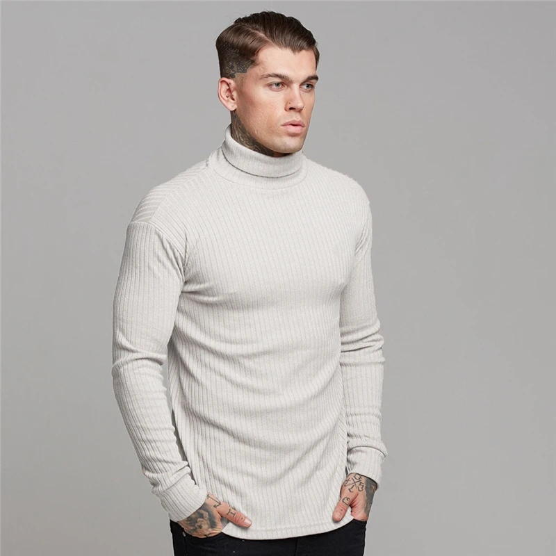 new fashion winter sweater men warm turtleneck mens sweaters slim fit pullover men classic sweter men knitwear pull homme free global shipping