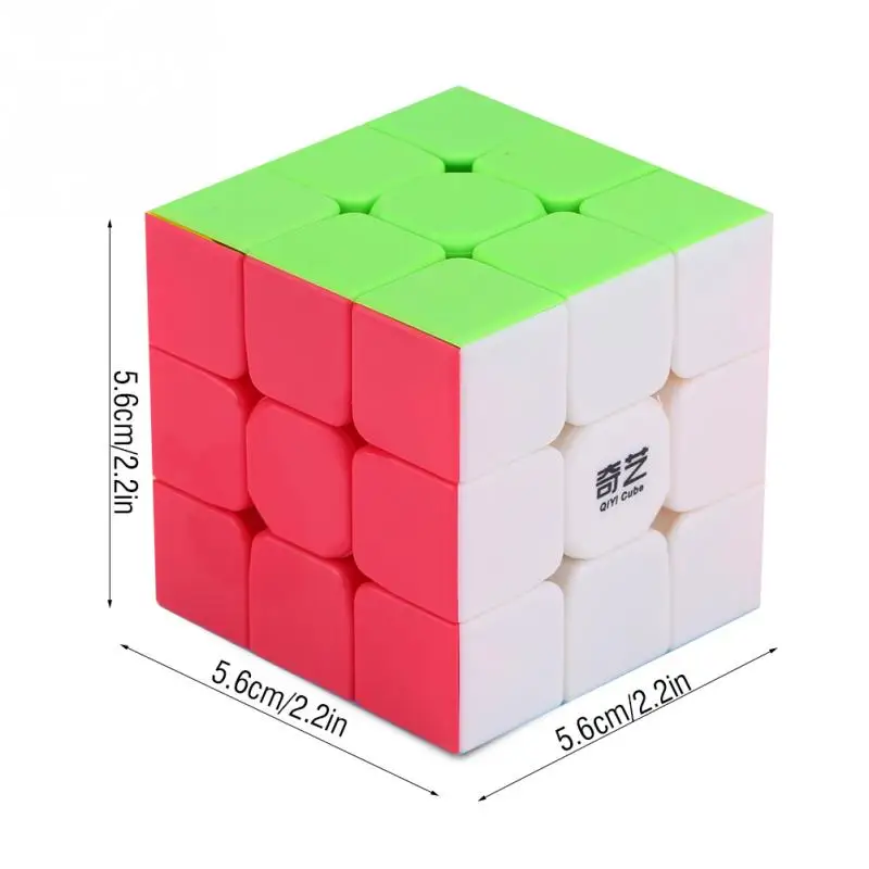 Красочные QiYi воин W 3x3x3 Profissional Magic Cube конкурс гладкой скручивания Скорость