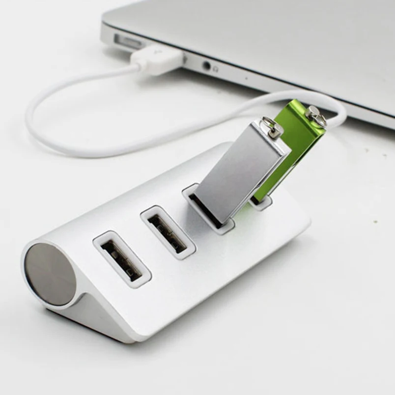 4 портовый USB разветвитель 480 Мбит/с из алюминиевого сплава|USB-хабы| |