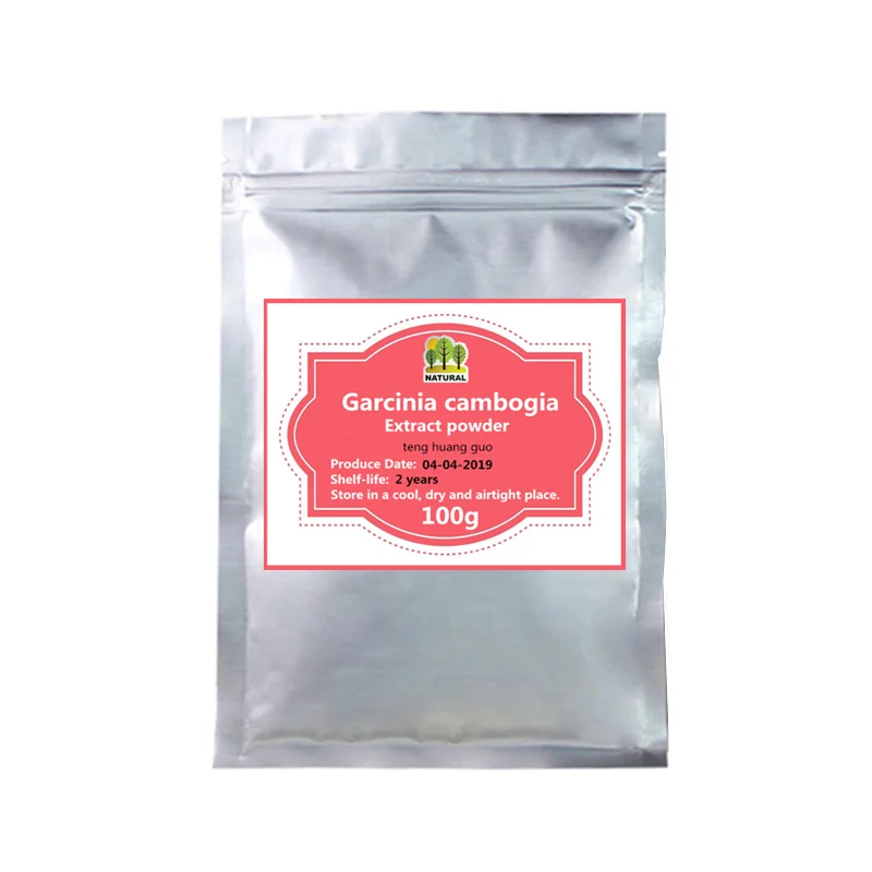 50-1000 г, потеря веса и похудение, 80% HCA Carcinia Cambogia экстракт порошок, Teng Huang Guo, Garcinia Cambogia, контроль веса тела