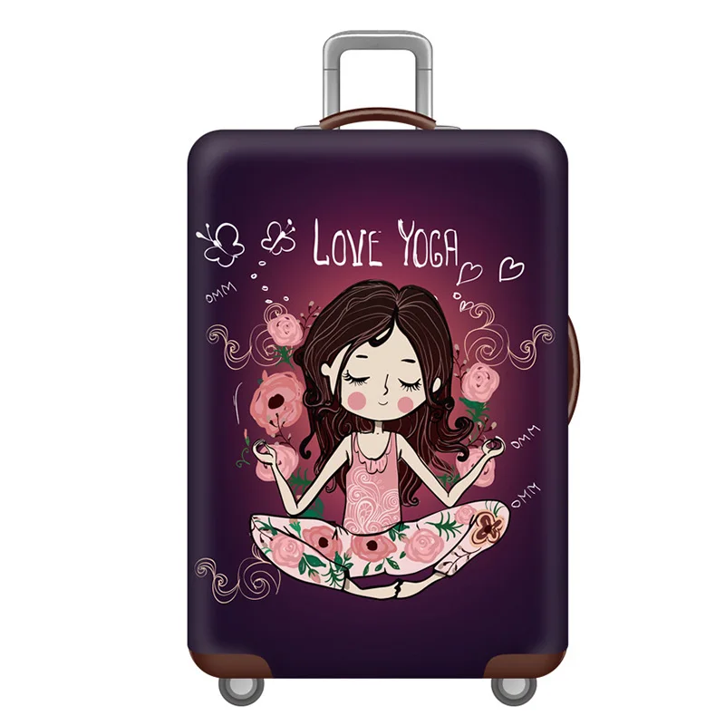 3 Luggage Cover Эластичный Чехол для багажа подходит для 18-32 дюймов костюм чехол пылезащитный чехол Аксессуары для путешествий - Цвет: 3 Luggage Cover