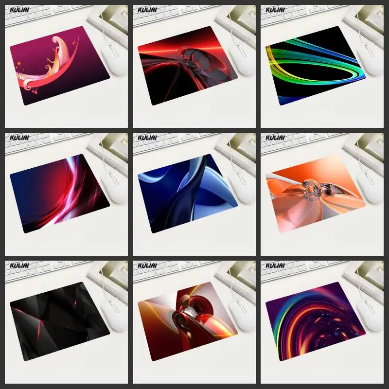 

Коврик для мыши с абстрактными линиями, прямоугольный, резиновый