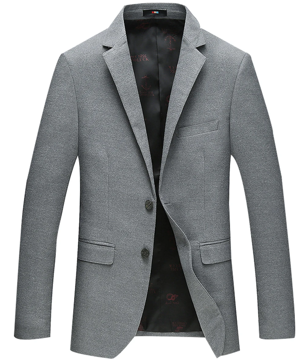 Для мужчин Стильный Smart Повседневное офисные отложной воротник Блейзер пиджак |