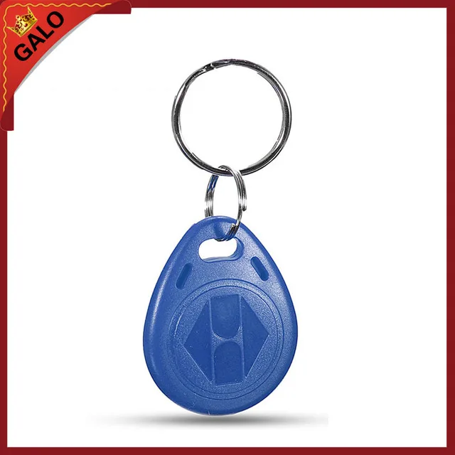Blue Galo 10 шт./лот RFID карты 125 кГц Rfid брелоки тег(синий красный желтый) для смарт ворота электронный замок - Цвет: Blue