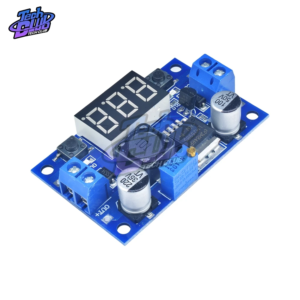 DC понижающий модуль LM2596 DC/DC 4 0 ~ 40V до 1 25 37V Регулируемый регулятор напряжения с