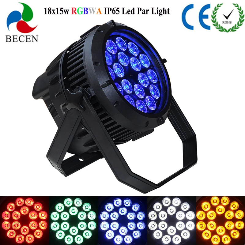 18X15 Вт rgbwa 5in1 светодиодный параболический алюминизированный отражатель DMX512