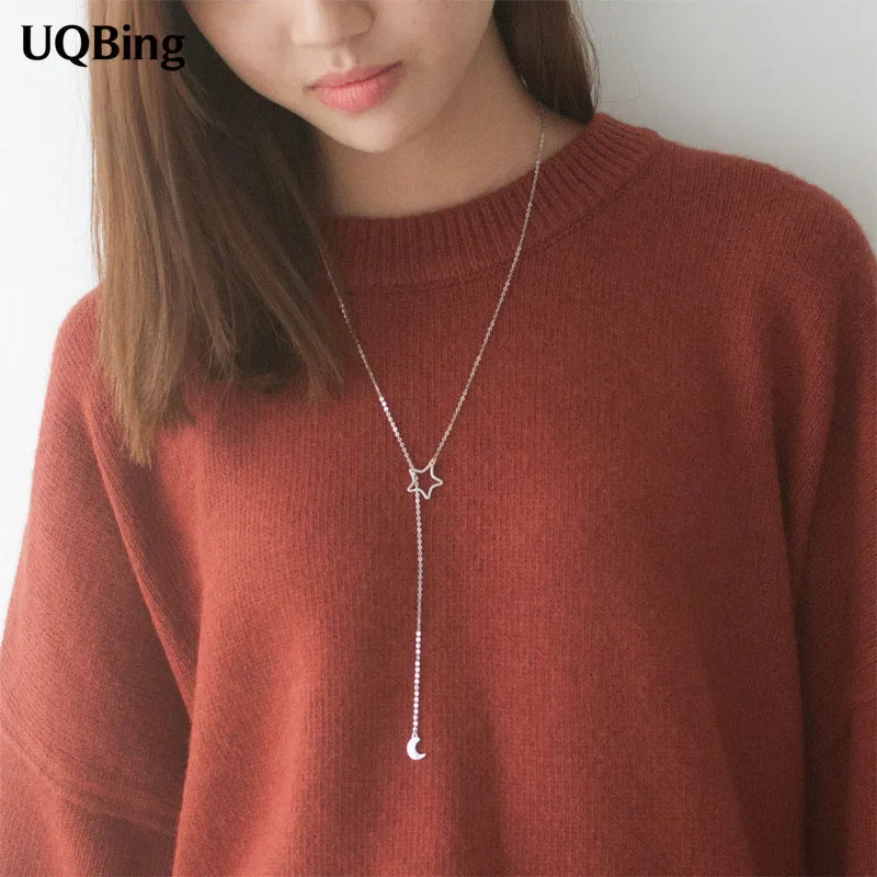 Ожерелье с кулоном в виде звезды серебряное ожерелье звезды|necklace jewelry|star pendantwholesale