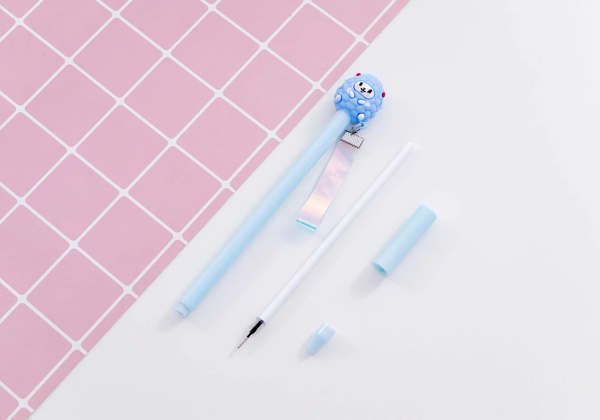 40 шт. kawaii ручка супер милая мультяшная овечка гелевые ручки для школы офисные принадлежности корейские стационарные ручки с изображением животных для детей обучения