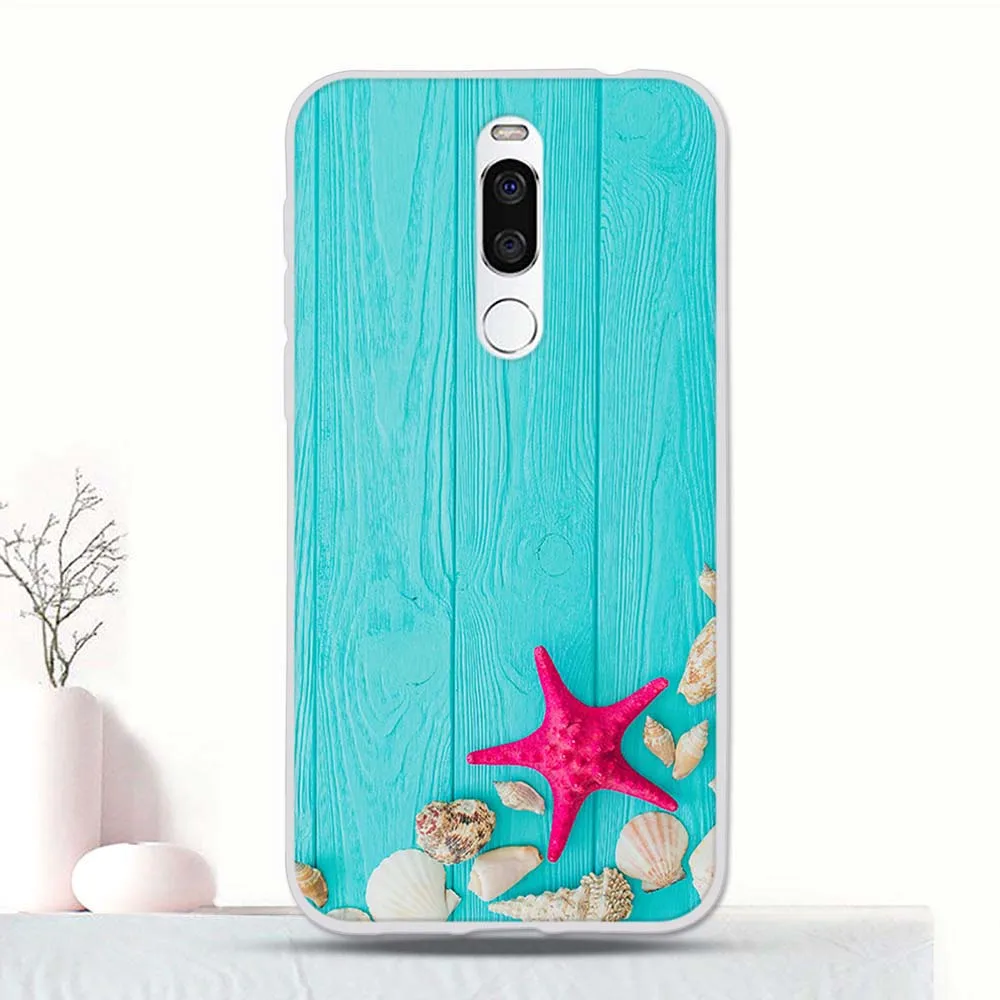 Силиконовый чехол с принтом для Meizu X8, задняя защитная крышка из ТПУ для Meizu X8, чехол-бампер для Meizu X 8, чехол-накладка