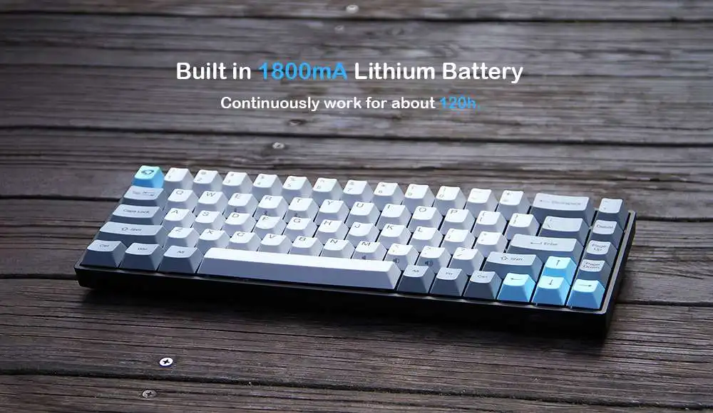AKKO Бесшумная Bluetooth Проводная Двухрежимная PBT Keycap Cherry Switch механическая клавиатура игровая клавиатура для ПК ноутбука рабочего стола
