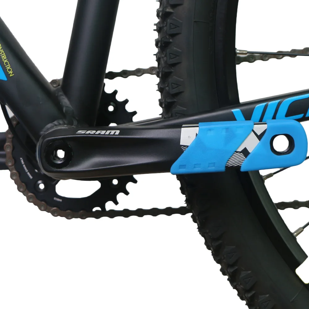 Bicycle Arm Protector MTB Mountain Bike Crankset Cap Protector Silicone Bicycle Crank Boots Dust Proof Cover Bike Chain Set Boot