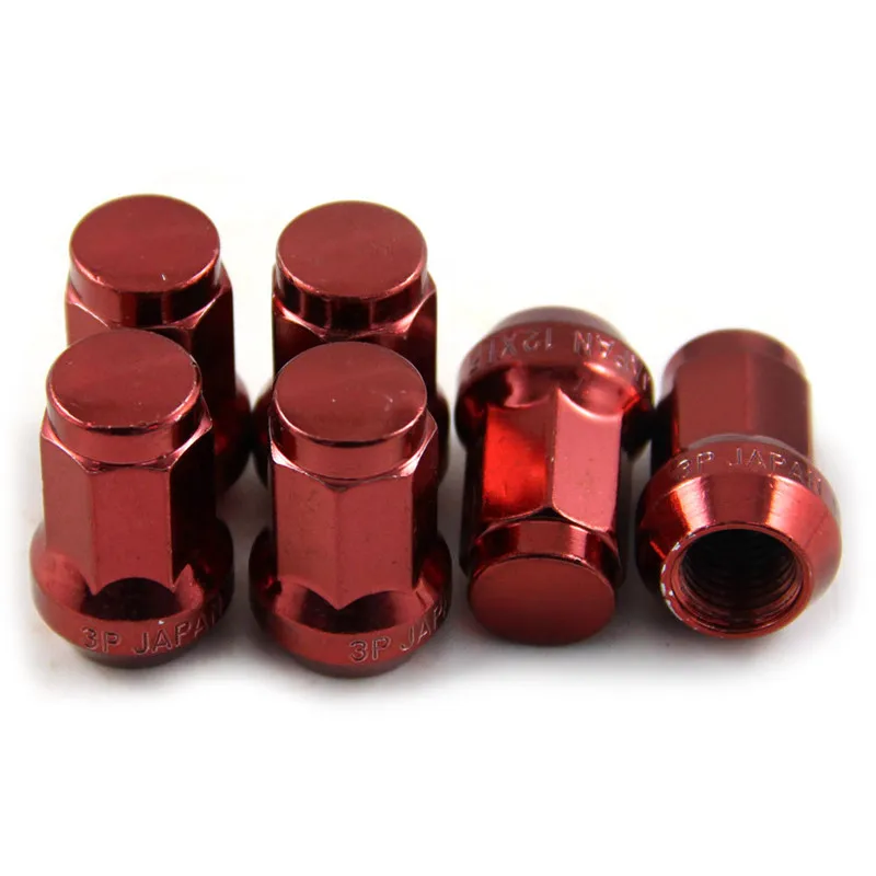Red Крепление Max Guard 33 мм гоночный SPEC Сталь гоночный Колесные гайки M12x1.5/1,25 Автомобильные Колесные гайки 20 шт./компл - Название цвета: Red