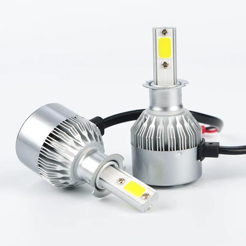 LDDCZENGHUITEC H4 H7 H13 H11 H1 9005 9006 COB LED Headlight 72W 7600LM All In One Car Headlights Bulb Head Lamp Fog Light | Автомобили и