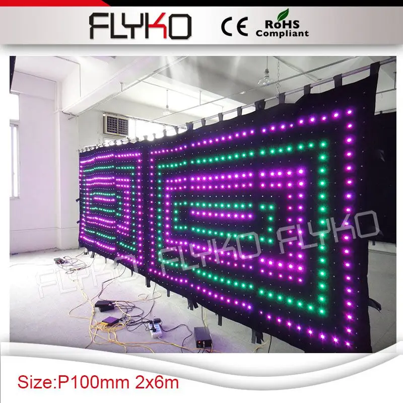 Бесплатная доставка Оптовая продажа в Китае живое видео led занавес экран ххх